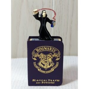 Harry Potter Snape Figure in Mini Book Hogwarts Magical Drafts And Potions